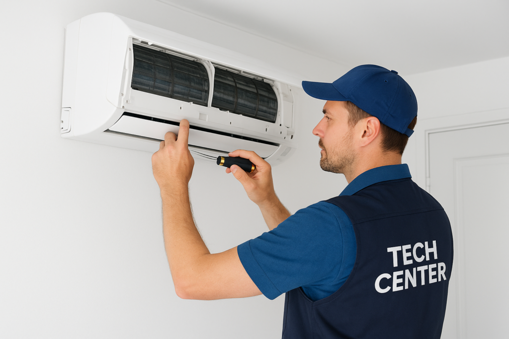 Tec Center's AC Technician